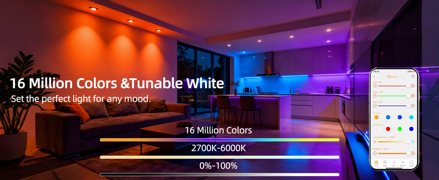 16 Million Colors