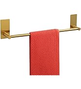 Alise Towel Racks for Bathroom, 16 Inch SUS 304 Stainless Steel Adhesive Gold Towel Bar No Drill,...
