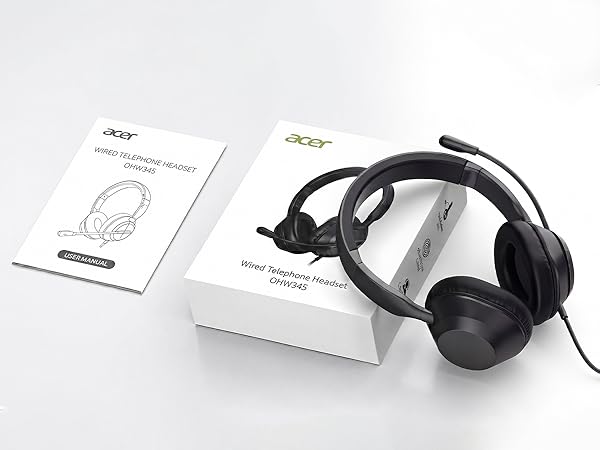 computer headset with microphone