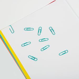 paper clips teal