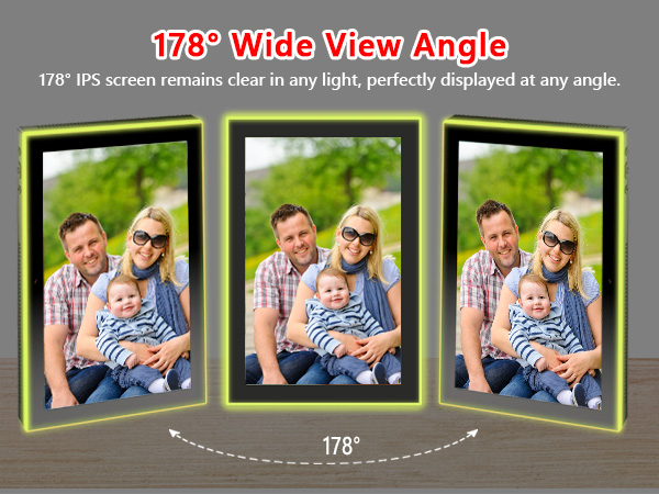FRAMEO 10.1 Inch Smart WiFi Digital Photo Frame Digital Picture Frame