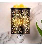 EQUSUPRO Wax Melts Warmer Plug in Wall Pluggable Fragrance Wax Warmer with Removable Dish, Night ...