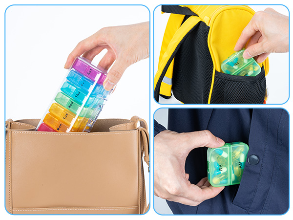 pill boxes and organizer 2 times a day