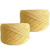 400 ft Beeswax Hemp Candle Wick 2 Spools Organic Hemp Wick Candle Wick Hemp Candle Wick for DIY C...