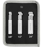DURATECH Internal Pipe Wrench Set, 3-Piece, 3/8",1/2" and 3/4" | Pipe Nipple Extractor Set, No Th...