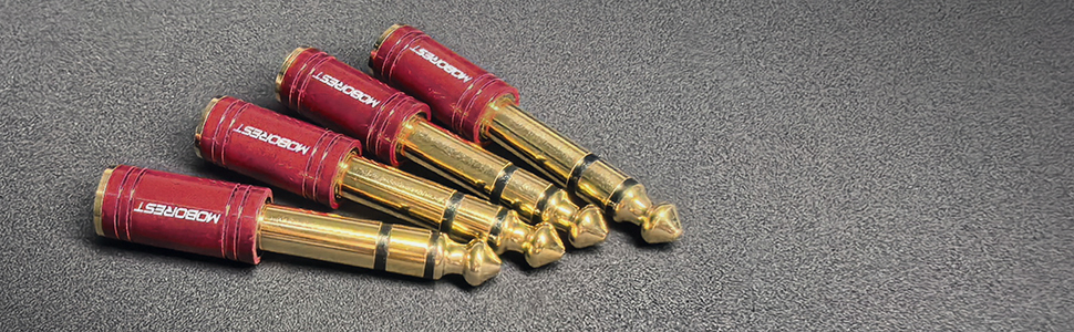 1/4 Male to 1/8 Female Pure Copper Adapter