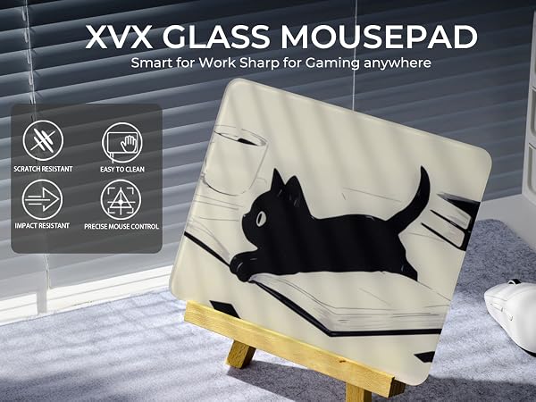 portable glass mouse