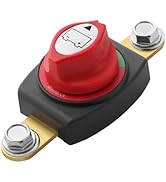 Side Post Battery Disconnect Switch 12V-48V, Car Battery Disconnect Switch Heavy Duty, On/Off Iso...