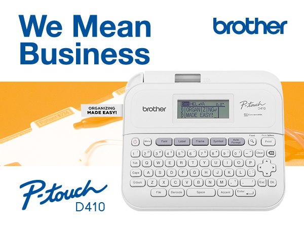 PTD410 Label Maker We Mean Business