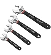 MAXPOWER Adjustable Wrench Set,Professional Adjustable Shifter Movable Spanner with Double Dippin...