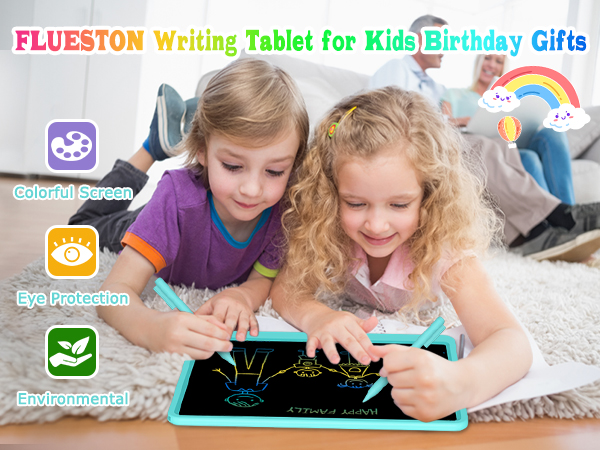 flueston writing tablet for kids birthday gifts