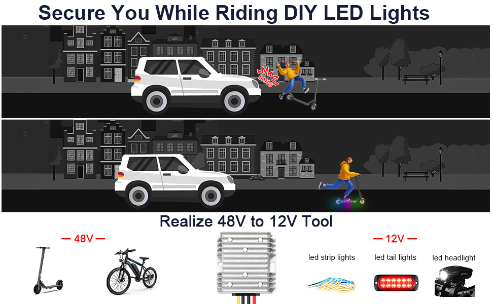 48v to 12v converter for golf cart