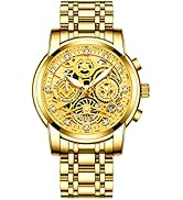 Gosasa Fashion Hollowed Men Watches Diamonds Chronography High Grade Trend Watch Stainless Steel ...