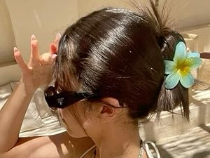flower hair clips