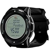FCXJTU Professional Soccer Referee Watch with Tournament Mode Game Timer, 100-Lap Silent Stopwatc...