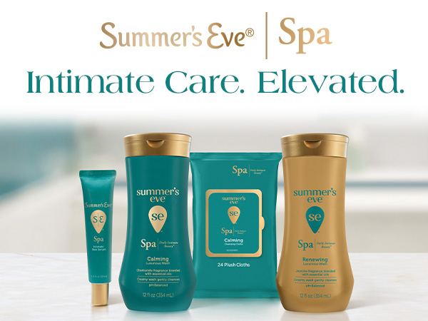 Summer's Eve Spa Intimate Care. Elevated.