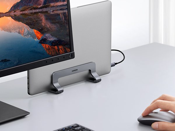 vertical laptop holder