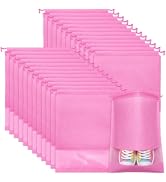 MEEZY 24 Pcs Pink Shoe Bags for Travel Storage Packing Sneakers Beach | 12.6x17.3 in Large Drawst...
