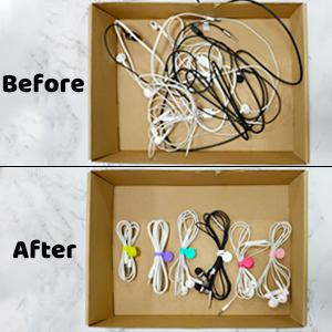 magnetic cable organizers