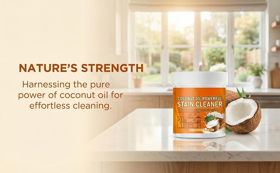 Coconut Oil Stain Cleaner