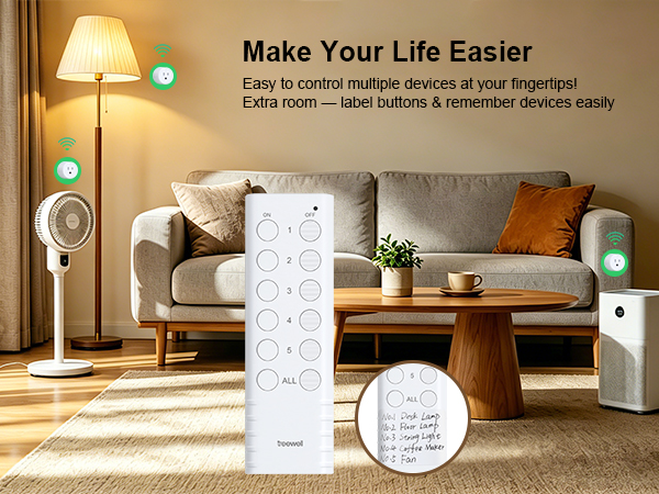 remote light switches wireless
