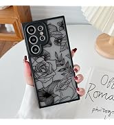XIZYO Samsung Galaxy S24 Ultra Case, Floral Rose Cute Phone Case for Women Girls Aesthetic Patter...