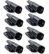 CITKOU 8Pcs Deer Whistles for Vehicles Wind Activated Black