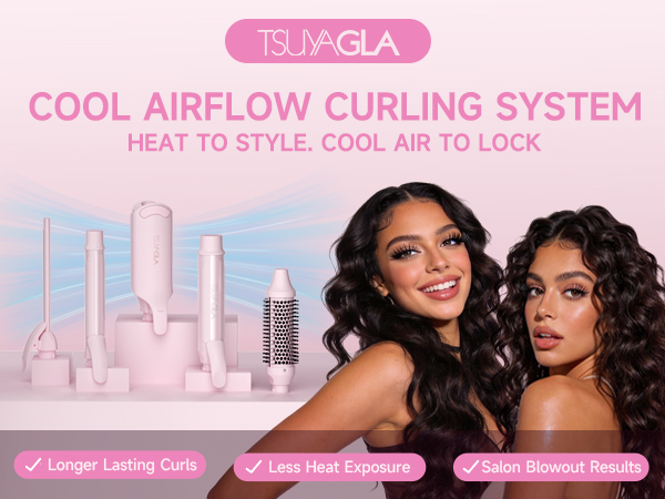 Airflow curling iron