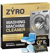 Washing Machine Cleaner Tablets | 24 Pack | Ultra Deep Clean | Eliminates Odors | Washer Cleaner ...