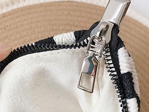 Make Up brush bag for Women Purse, Travel Pouch for Essentials, Zipper Bag, zip up
