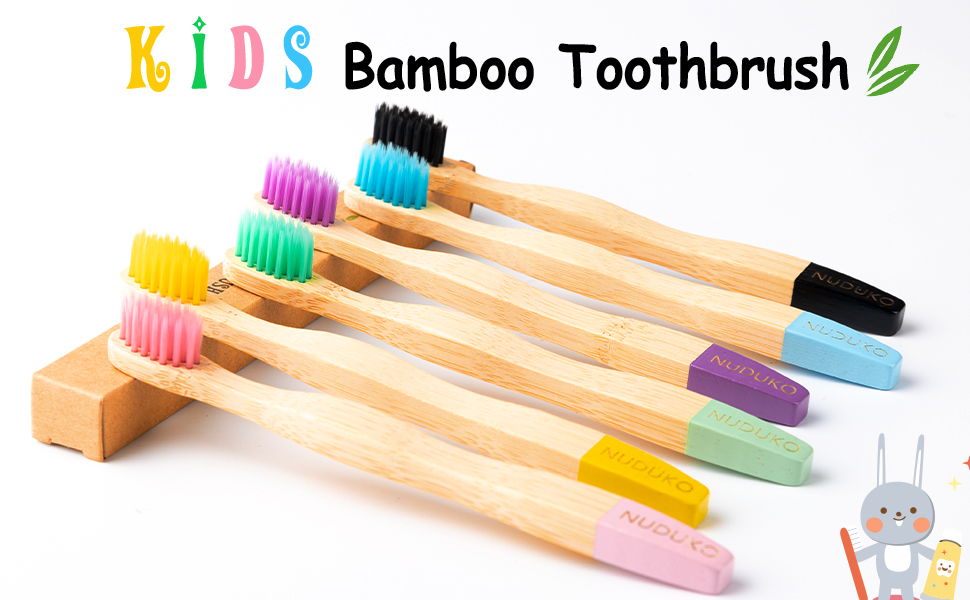 Kids Toothbrush Soft Bristle Toothbrush Kids Bamboo Toothbrushes toddler toothbrush baby toothbrush
