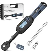 3/8 Torque Wrench Digital (2.21-44.25 Ft. Lb) ±1% Accuracy Digital Inch Pound Torque Wrench 3/8 D...