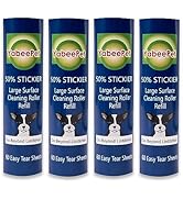 Large Surface Roller Refill for Scotch-Brite 50% Stickier Lint Roller, Works Great On Pet Hair (6...