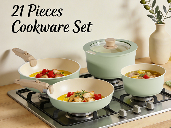Nonstick Ceramic Cookware Set