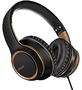 LORELEI X8 Over-Ear Wired Headphones with Microphone with 1.45m-Tangle-Free Nylon Line&3.5mm Plug...