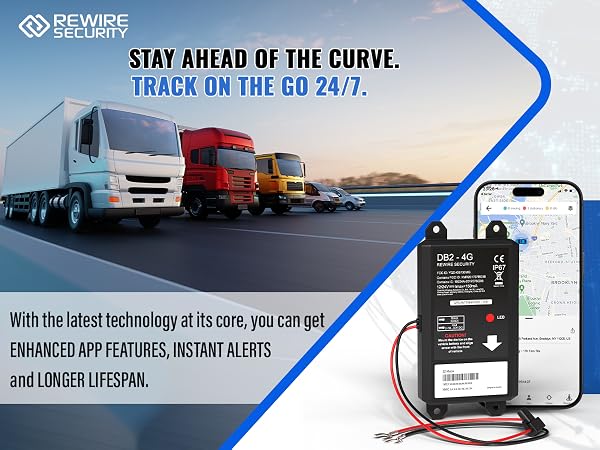 DB2 4G GPS Tracker for vehicles