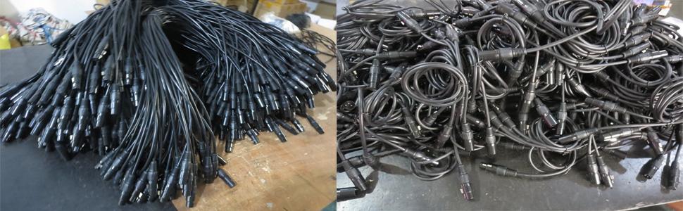 1 Meter DMX Cable 8pcs Pack