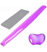 Silicone Gel Keyboard Wrist Rest Set Plus - ABRONDA Keyboard & Mouse Wrist Support Pad Office, Co...