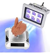 3D Printer UV Resin Curing Light with Solar Turntable 360°Rotating Stand for SLA DLP LCD 3D Print...