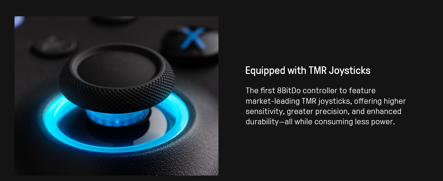 wireless gaming controller windows android hall effect triggers tmr joysticks