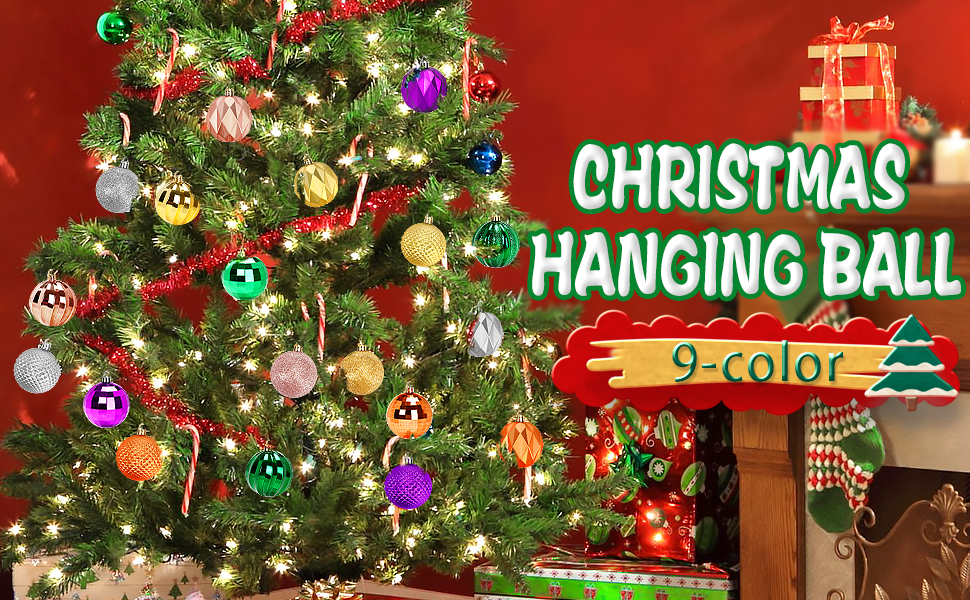 JULMELON Christmas Balls Ornaments