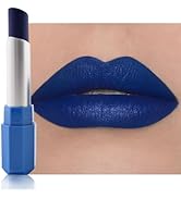 HHLTOH Light Blue Matte Lipstick - Pigmented Lip Crayon & Face Paint Stick for Women Everyday Hal...