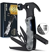 Father's Day Gifts for Dad from Daughter Son Hammer Multitool Camping Accessories, 13 In 1 Pocket...