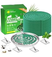 Extra Strong Mosquito Repellent Coils, 28 Pack Large Outdoor Coils for Patios and Camping, DEET F...