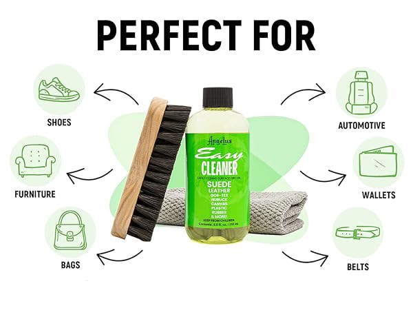 Angelus Easy Cleaner, shoe cleaner, leather cleaner, suede cleaner, canvas cleaner, vinyl cleaner