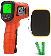 MOONASCEND 30:1 Infrared Thermometer Gun, -58°F to 2732°F Non-Contact Laser Temperature Gun for C...