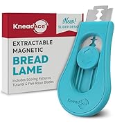 KneadAce Upgraded Extractable & Magnetic Bread Lame Dough Scoring Tool - Professional Sourdough s...