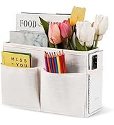 Retyion Bedside Hanging Storage Basket Headboards Bunk Beds Dorm Rooms Organizer Caddy for Storag...