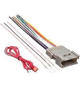NuIth Radio Wiring Harness for 2000-2012 Chevrolet Colorado Trailblazer, 2003-2007 GMC Sierra Sav...