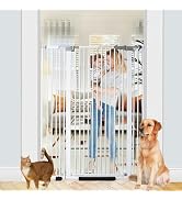 Rgqphantom 59.05" Extra Tall Safety Pet Gate,30.31"-44.07" Auto Close Cat Gate Include 2.75" and ...